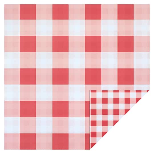 Buffalo Plaid Double-Sided Cardstock by Recollections